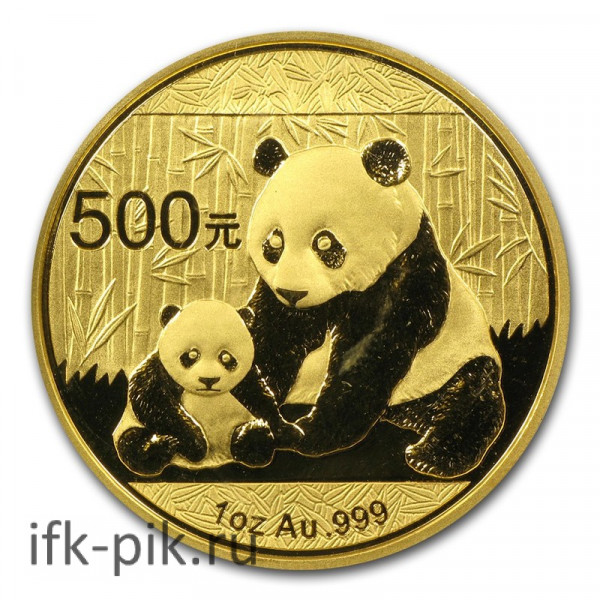 Китайская Панда, 500юаней, 2012, 1oz