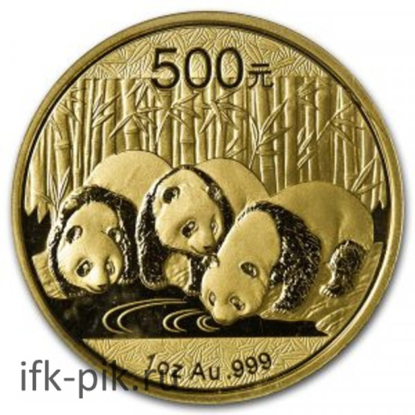 Китайская Панда, 500юаней, 2013, 1oz