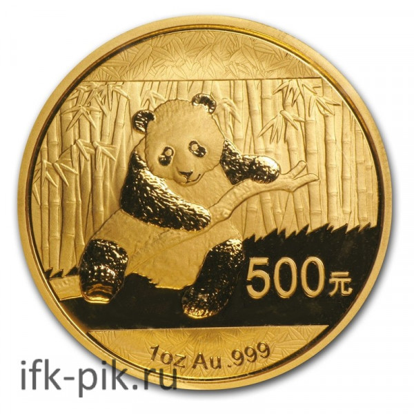 Китайская Панда, 2014, 500юаней, 1oz