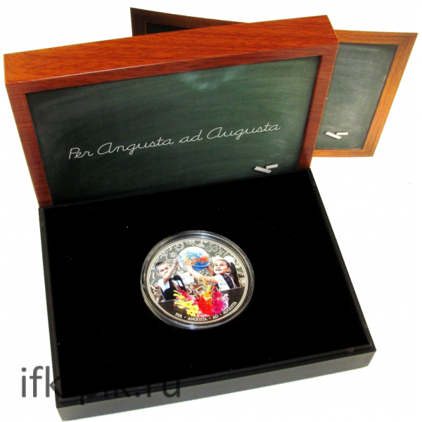 «День Знаний», 2dollars, Ниуэ, 1oz, Proof