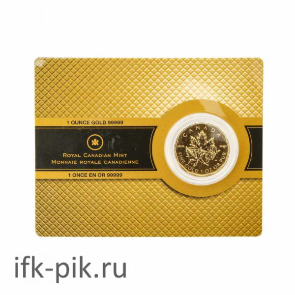 Кленовый лист (200dollars), 2007г., 99999, 1oz