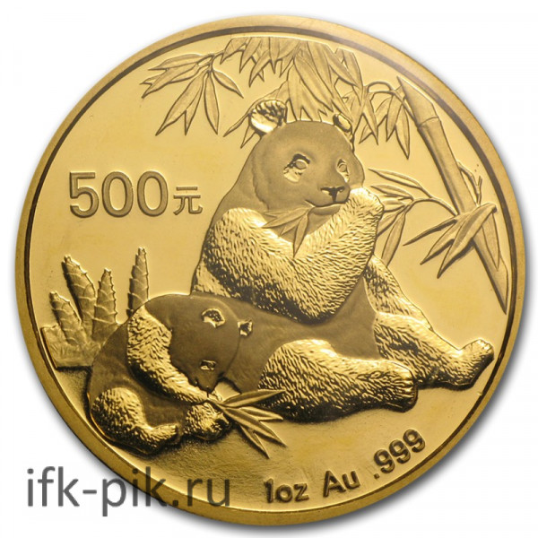 Китайская Панда, 500юаней, 2007, 1oz