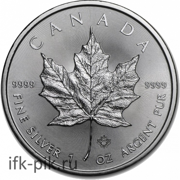Канадский Кленовый лист, 5 Dollars, 1oz