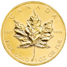 Канадский Кленовый Лист (50 dollars), 2010-2013; 1982-1984 1oz