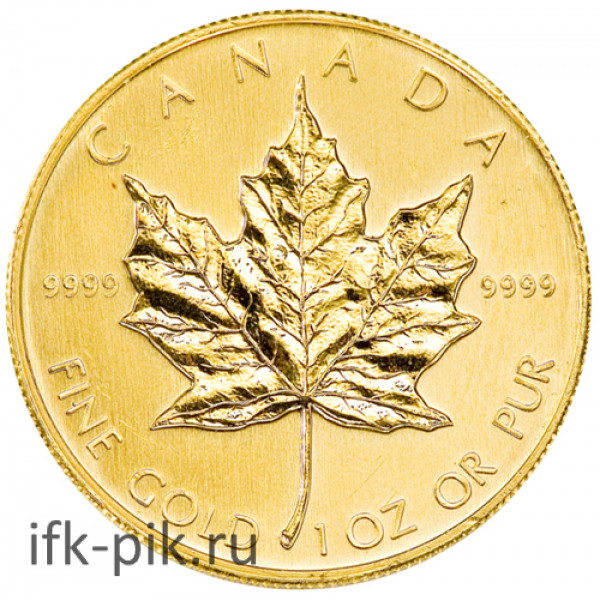 Канадский Кленовый Лист, 50dollars, 1982-84; 2010-14; 1oz