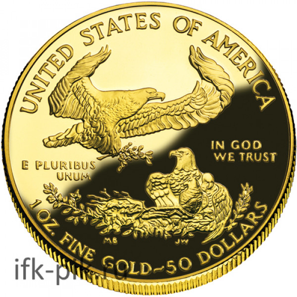 Американский Орел, 50 dollars, 1oz