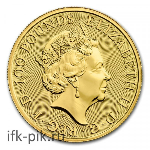 Золотая Британия, 100фунтов, 2021, 2022, 1oz