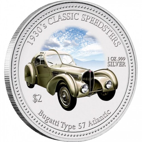 Набор монет 4 шт «Автомобили 30-х Годов», 2007