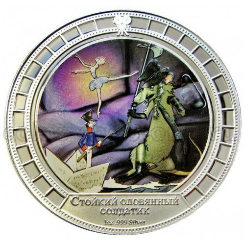 Набор монет 4 шт, 1oz, 999, 2008