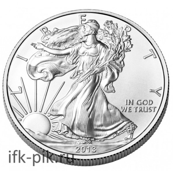 Американский Орел, 1 Dollar, 1oz, 2014